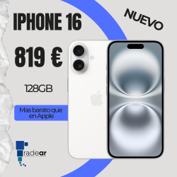 iPhone 16 128GB - Blanco