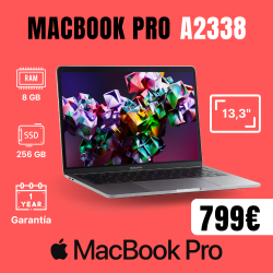 Macbook Pro 13.3" - 8/256GB (2022)