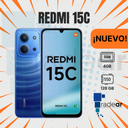 Redmi 15C - 4/128GB ¡Nuevo!