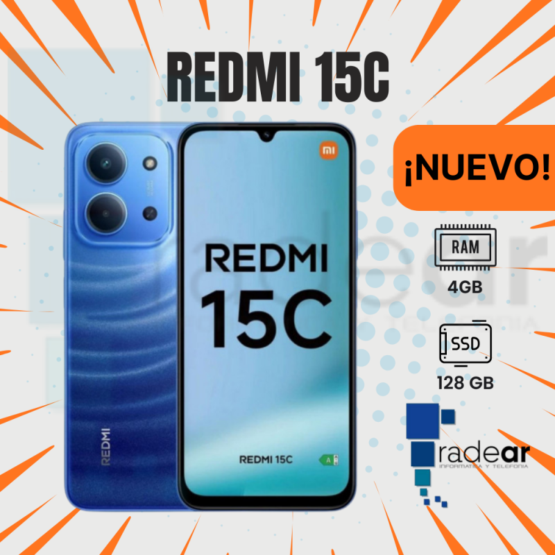 Redmi 15C - 4/128GB ¡Nuevo! Redmi 15C - 4/128GB ¡Nuevo!