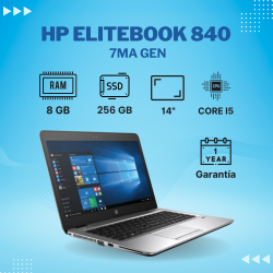 HP EliteBook 840 G4 14" - i5 - 8GB/256SSD - 7ma GEN