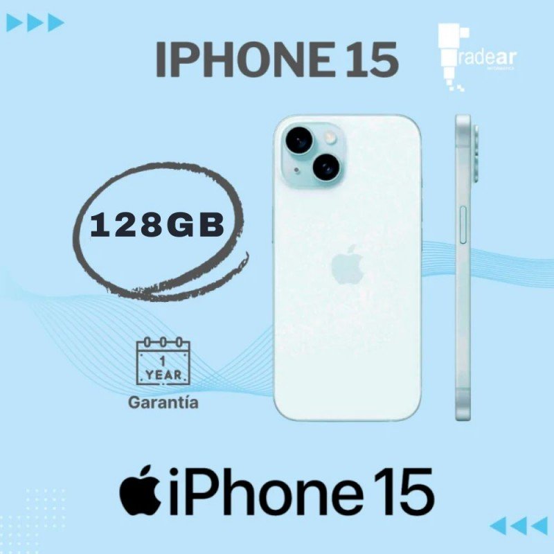 iPhone 15 - 128GB - Reacondicionado