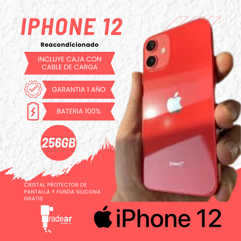 iPhone 12 - 256GB - Reacondicionado