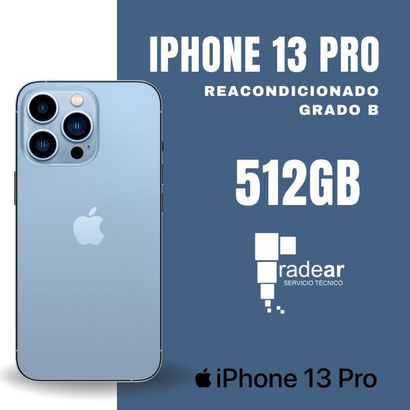 iPhone 13 Pro 512GB - Reacondicionado Grado B