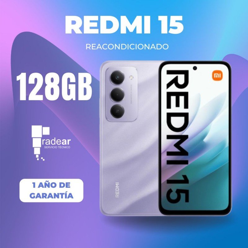 Xiaomi Redmi 15 6/128GB Purpura - Reacondicionado
