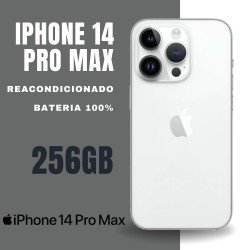 iPhone 14 Pro Max - 256GB - Reacondicionado - Bateria 100%