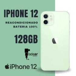 iPhone 12 - 128GB - Reacondicionado. Batería 100%