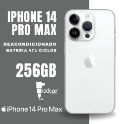 iPhone 14 Pro Max - 256GB - Reacondicionado - Batería 471 ciclos