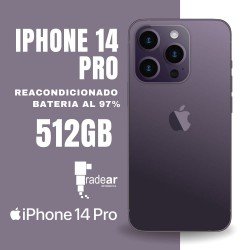 iPhone 14 Pro 512GB - Reacondicionado. Batería al 97%