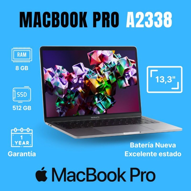 Macbook Pro A2338 M2 - 13.3" - 8/512GB (2022)