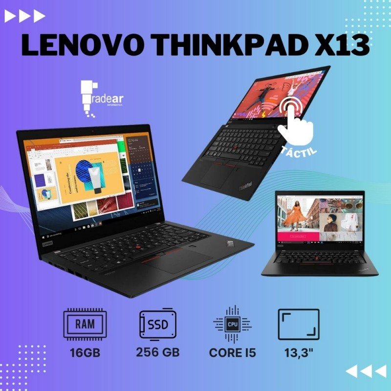 LENOVO THINKPAD X13 - 16/256GB - Core i5 - 13,3"